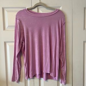 Zenana cute pink flowy top size M